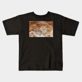 Smashed & Shattered Orange Rock Formation Kids T-Shirt